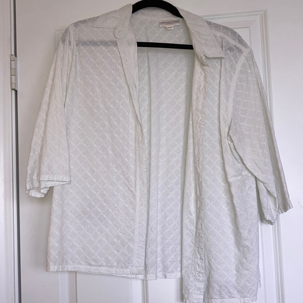 Jones New York button up shirt size large L